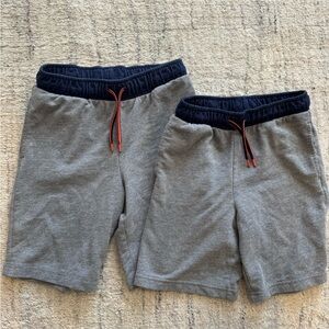 Set of Cat & Jack grey shorts sizes 6/7, 8/10